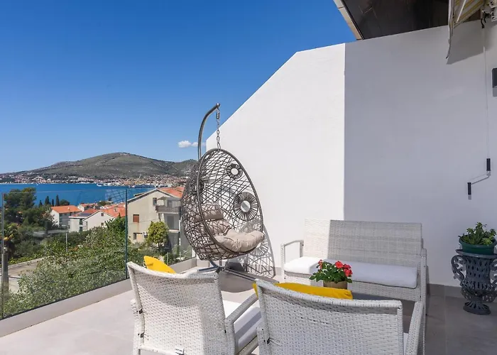 Ferienhaus House Copacabana - On Ciovo, Sea View, Parking